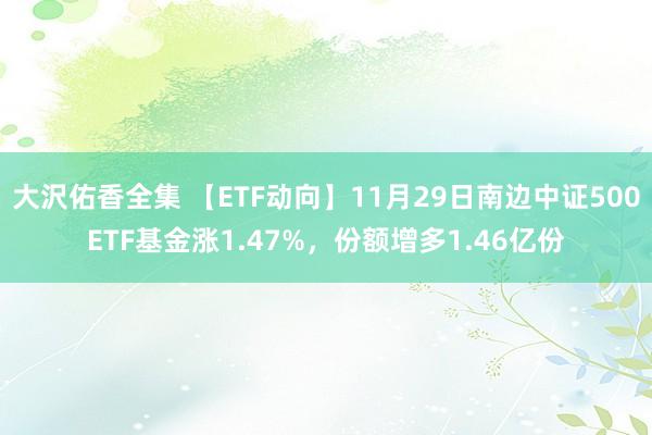 大沢佑香全集 【ETF动向】11月29日南边中证500ETF基金涨1.47%，份额增多1.46亿份