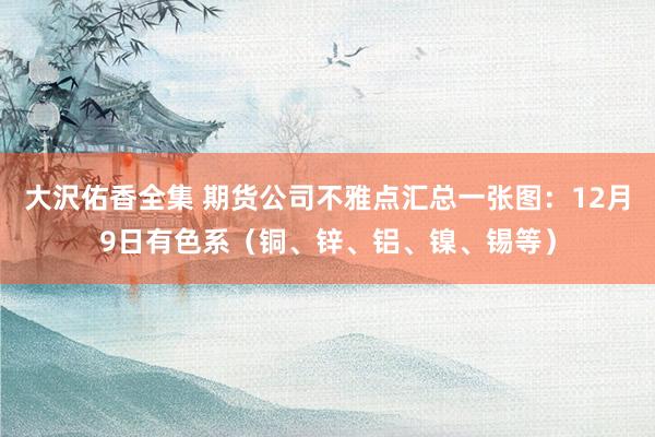 大沢佑香全集 期货公司不雅点汇总一张图：12月9日有色系（铜、锌、铝、镍、锡等）