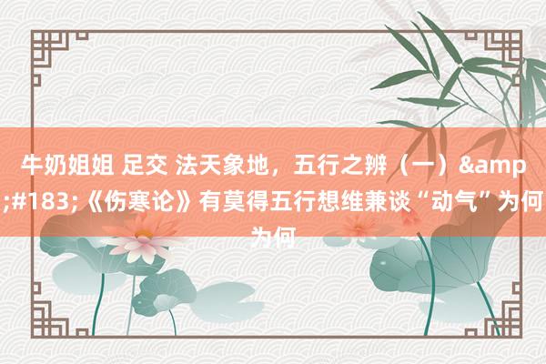 牛奶姐姐 足交 法天象地，五行之辨（一）&#183;《伤寒论》有莫得五行想维兼谈“动气”为何