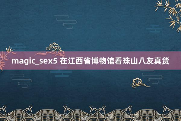 magic_sex5 在江西省博物馆看珠山八友真货