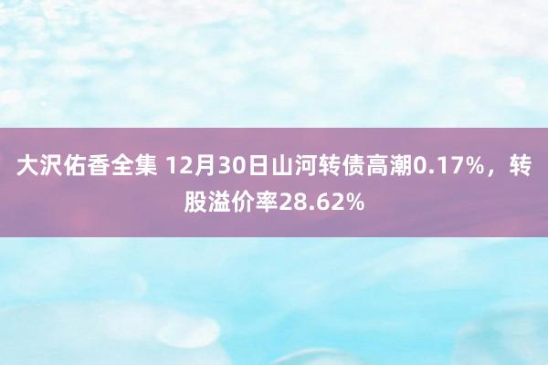 大沢佑香全集 12月30日山河转债高潮0.17%，转股溢价率28.62%